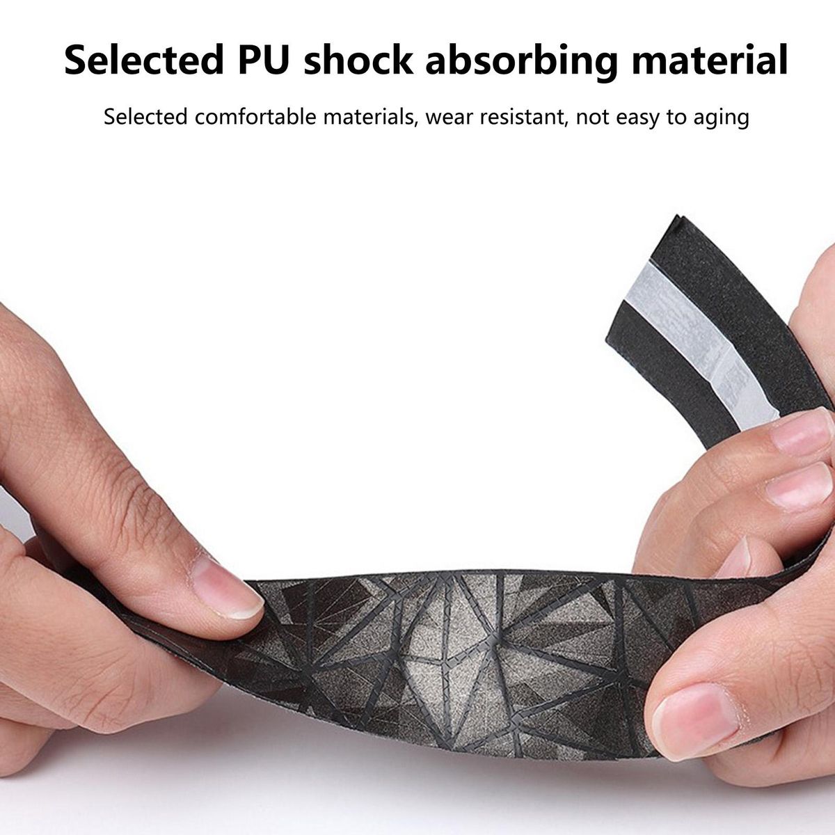 2Pcs Handlebar Wrap Eye-catching Handlebar Tape Grey