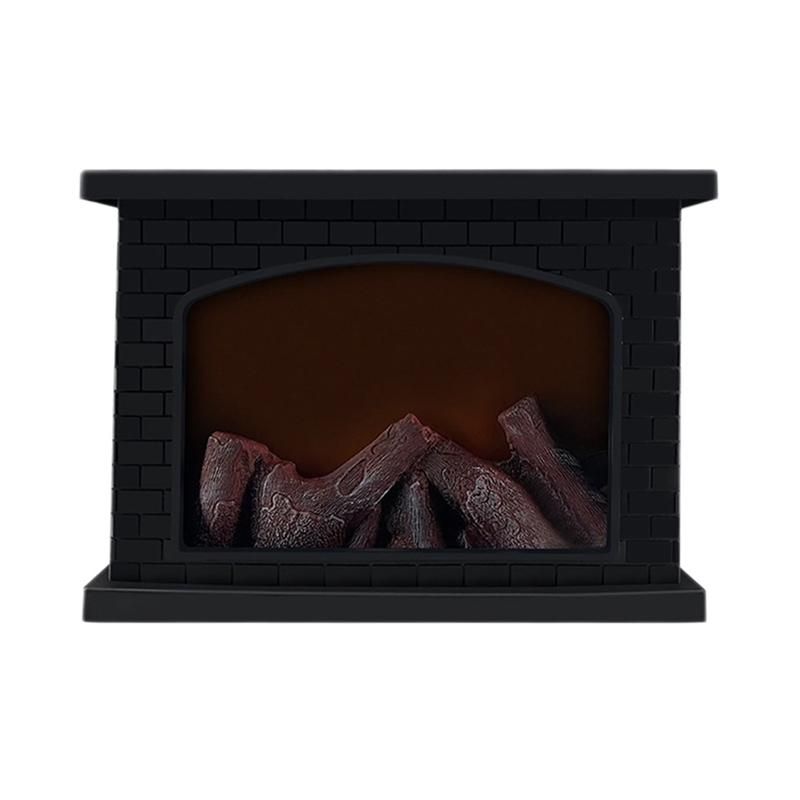 Electric Fireplace Lantern Led Flame Log for Home Decor Chri
