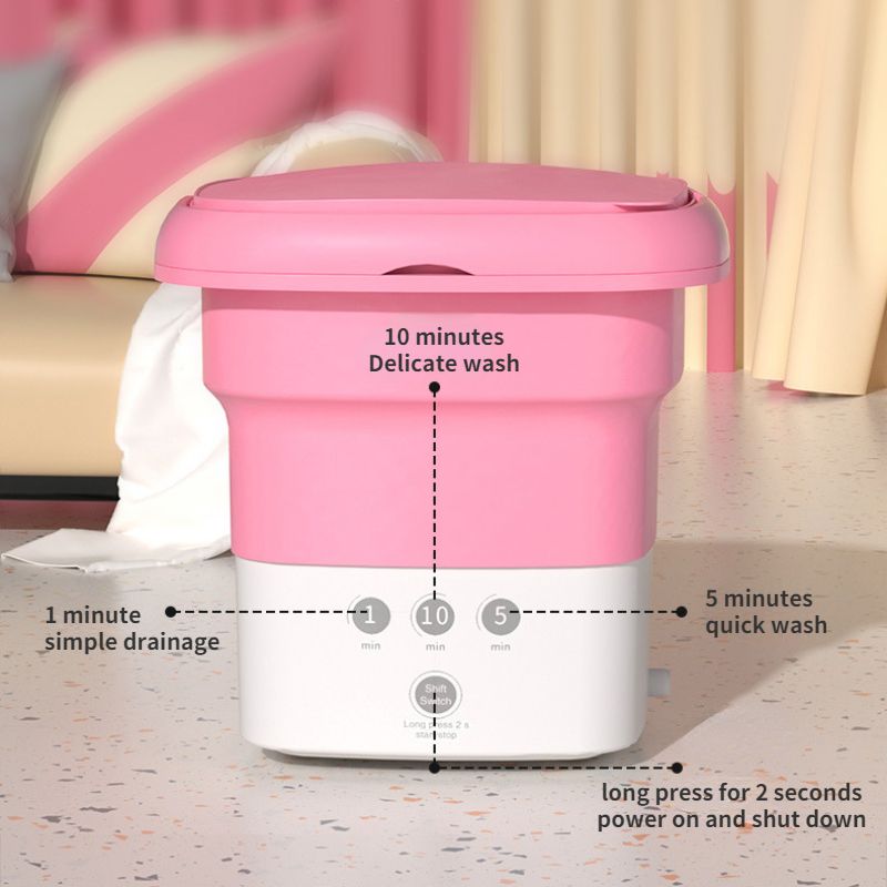 Folding Washing Machine Portable Sterilization Mini Washer