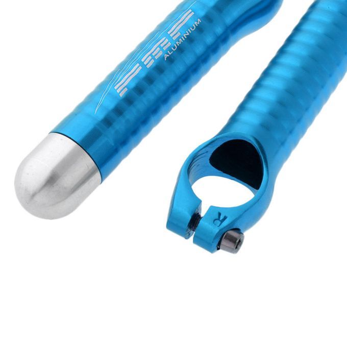 1 Pair Aluminum Handlebar Bar End Grips For Mountain MTB Bicycle Blue