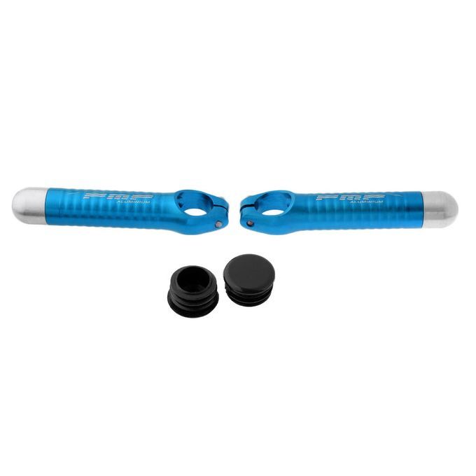 1 Pair Aluminum Handlebar Bar End Grips For Mountain MTB Bicycle Blue