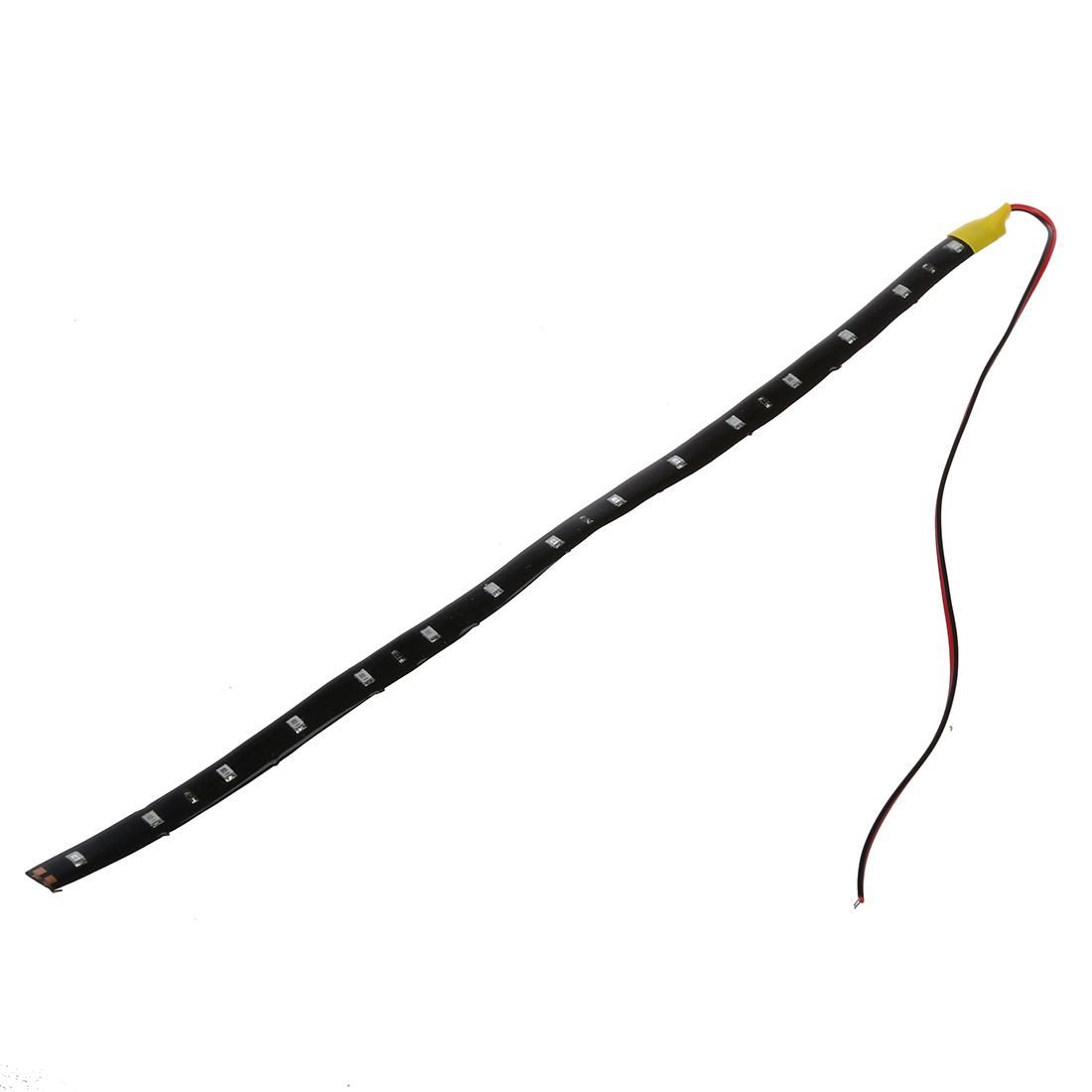 30CM 15SMD Car Strip Under Light Neon Footwell Flexible