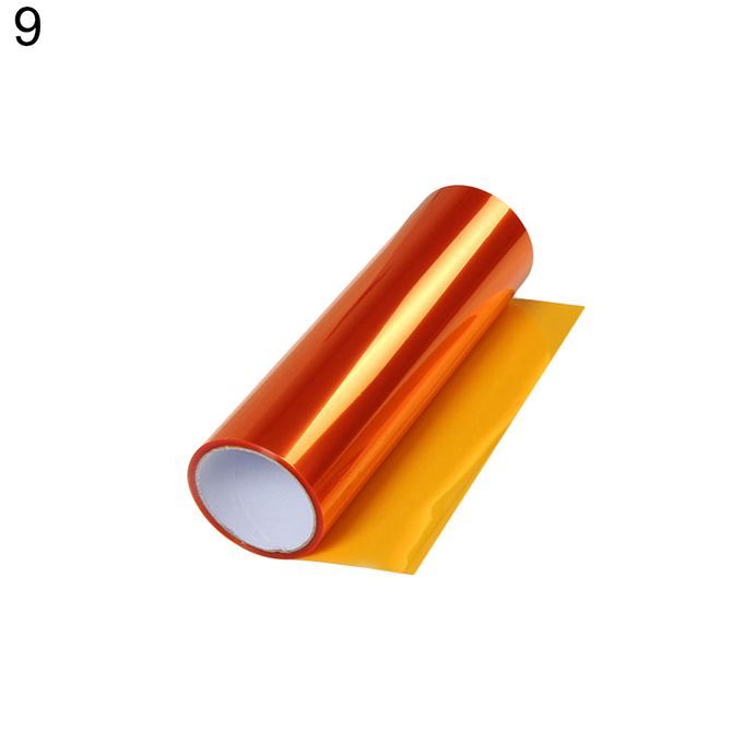 30x120cm Auto Car Headlight Fog Light Tint Change-Orange