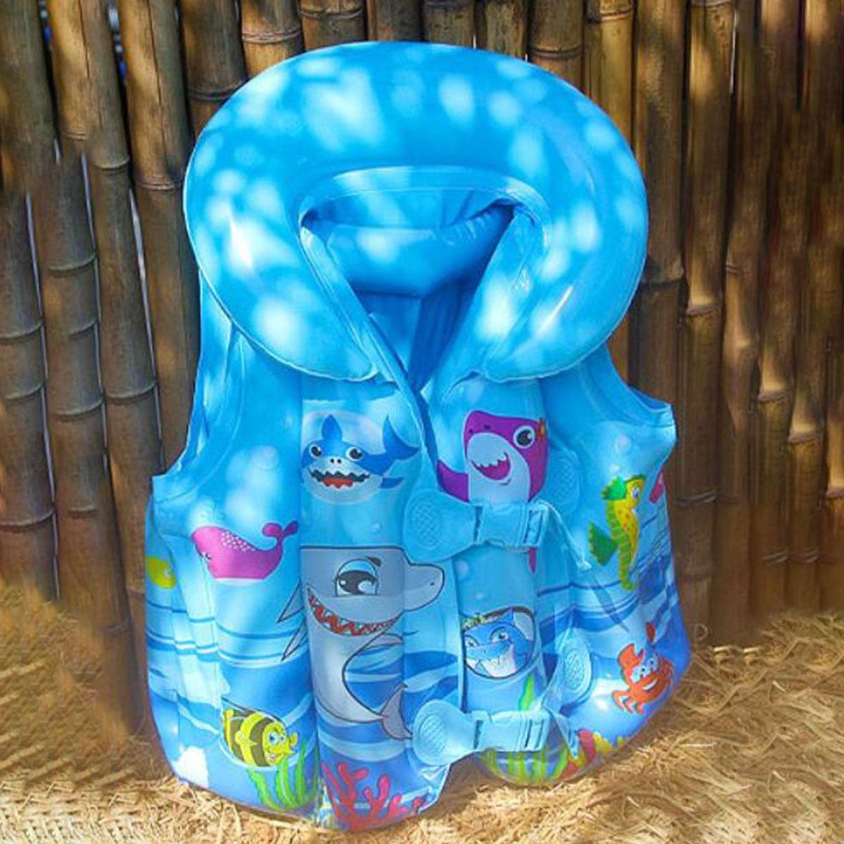 Kids Inflatable Swim Vest Boys Girls Buoyancy For