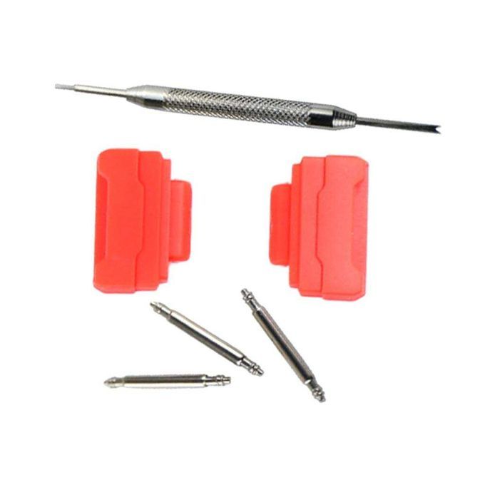 1 Set Wristwatch Band Strap Adapter Kit Fits GShock Series 3 Pins Red