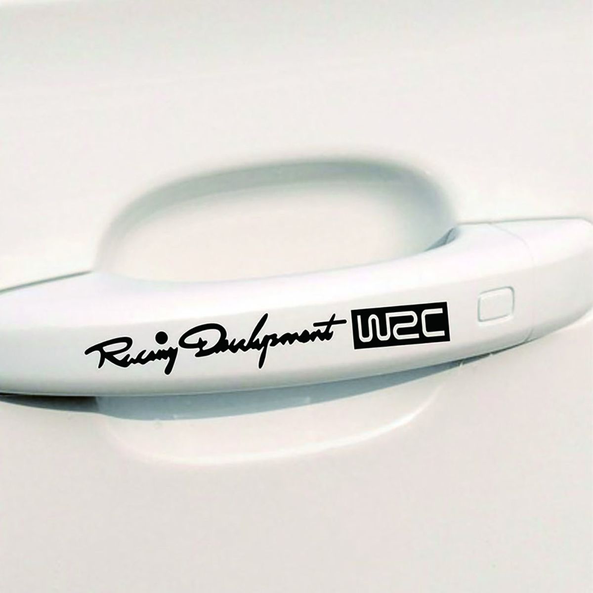 4Pcs Door Handle Sticker Easy To Use Self-adhesive-Black