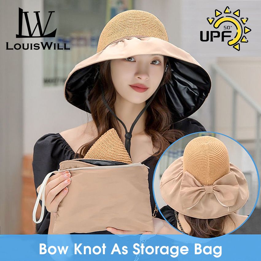 LouisWill Women Fisherman Hat Sun Hats UPF50+ Sun Protection