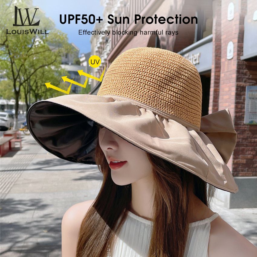 LouisWill Women Fisherman Hat Sun Hats UPF50+ Sun Protection
