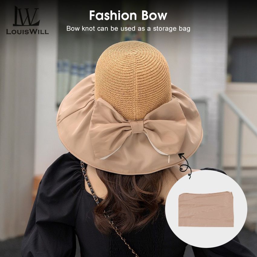 LouisWill Women Fisherman Hat Sun Hats UPF50+ Sun Protection