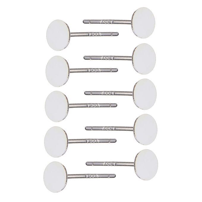 5 Paris 925 Sterling Silver Earrings Posts Flat Pad Ear Stud Pin For