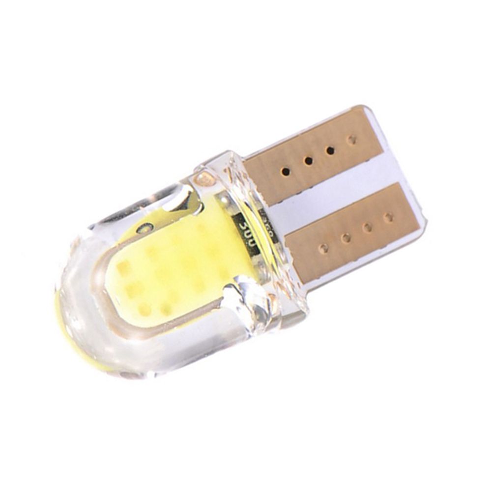 2Pcs T10 W5W COB 12V Super Bright Car LED Light-Ice Blue