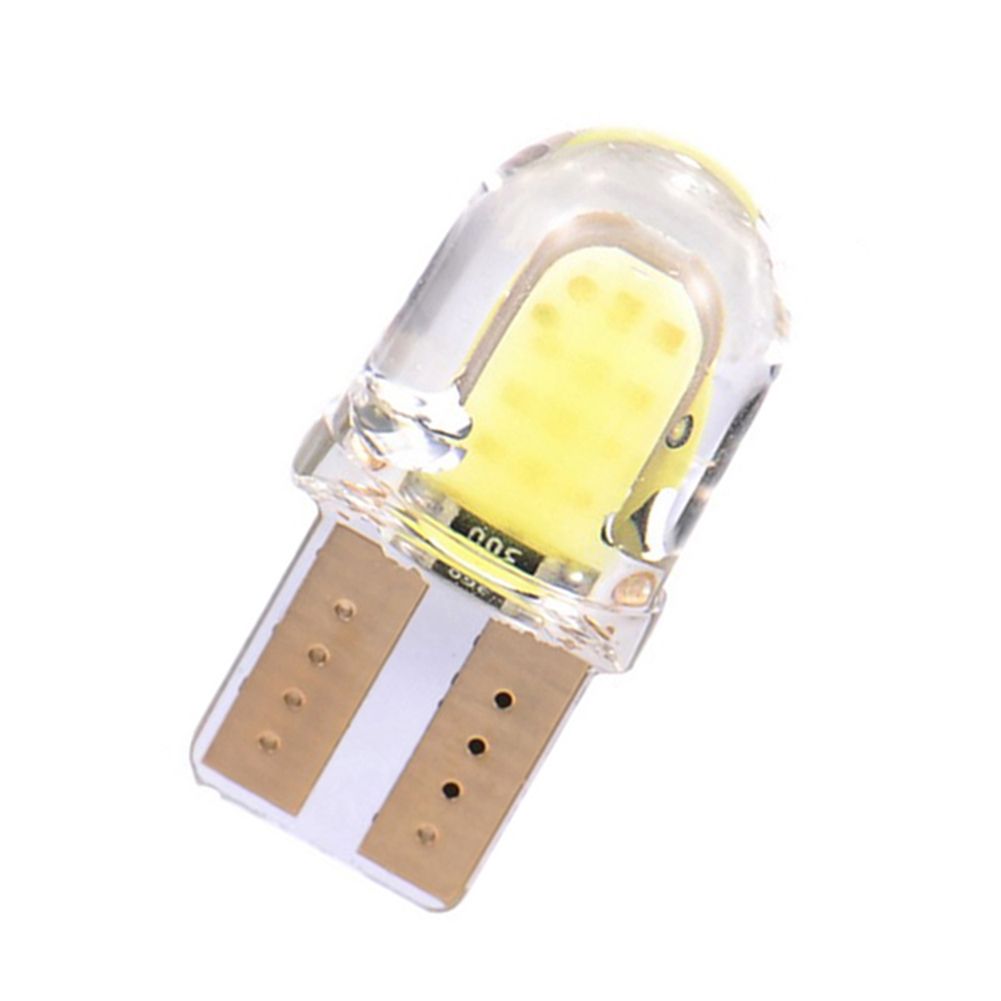 2Pcs T10 W5W COB 12V Super Bright Car LED Light-Ice Blue
