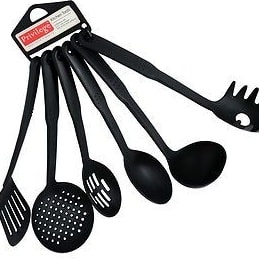 Set Of 6 Nylon Spoons For Non Stick Cookware