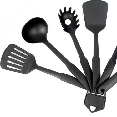 Set Of 6 Nylon Spoons For Non Stick Cookware