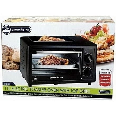 Electric Oven With Top Grill - 11L