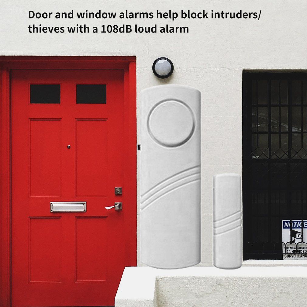 Door And Window Security Alarm Wireless Alarm Magnetic Triggered