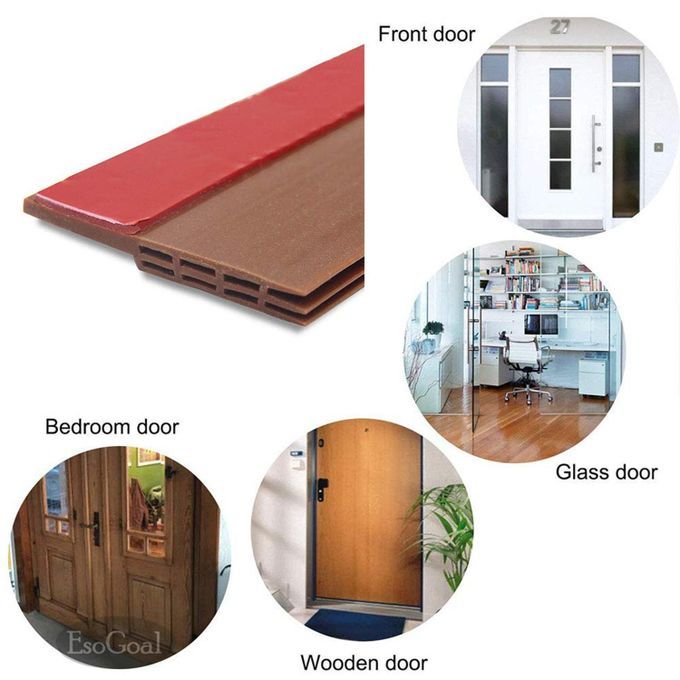 EsoGoal Noise Reduction Door Bottom Seal Strip Adhesive