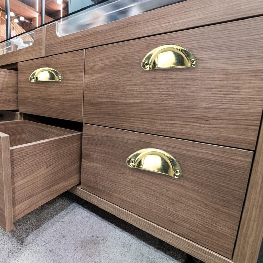 Drawer Pulls Cup Pulls Kitchen  Handles For Bedroom Yellow