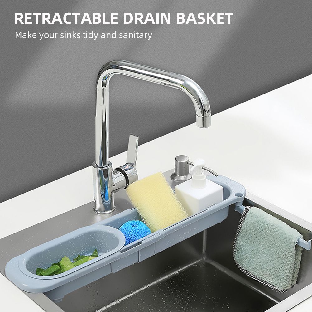 Multifunctional Partition Kitchen Retractable Sink Drain