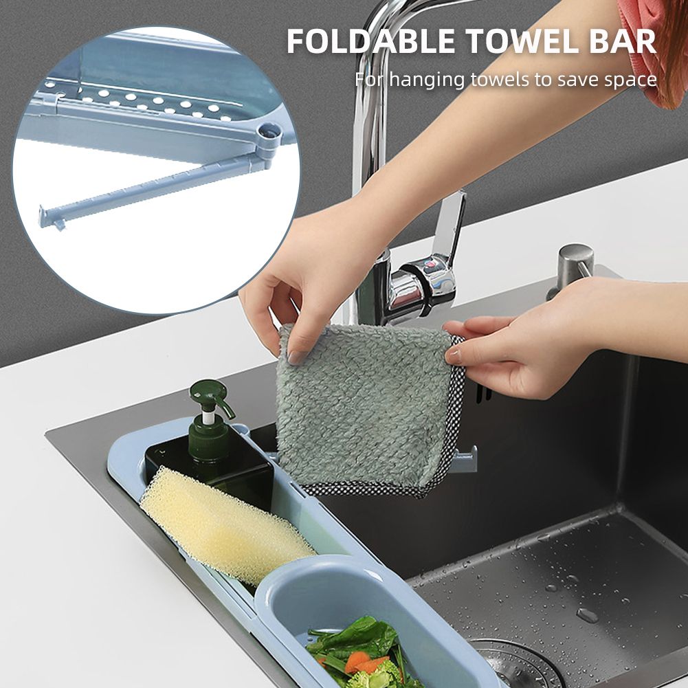 Multifunctional Partition Kitchen Retractable Sink Drain
