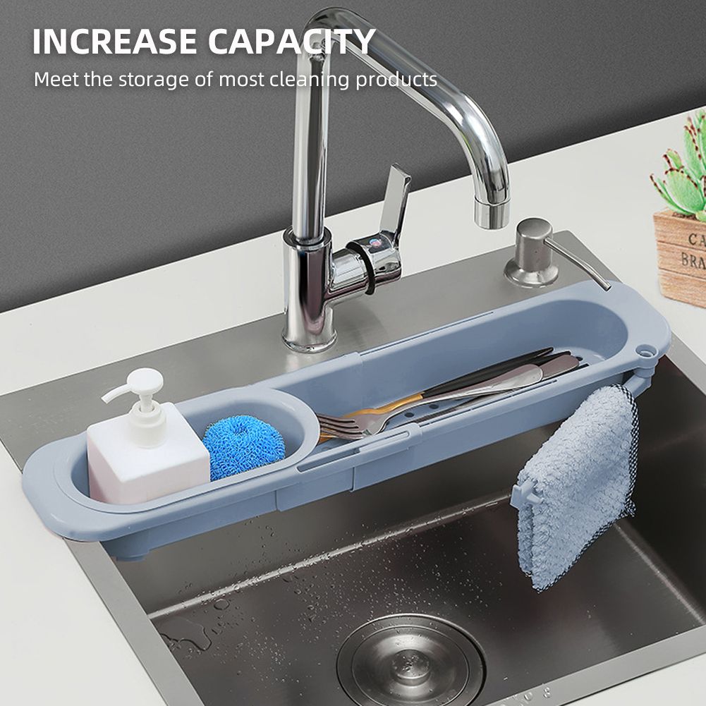 Multifunctional Partition Kitchen Retractable Sink Drain