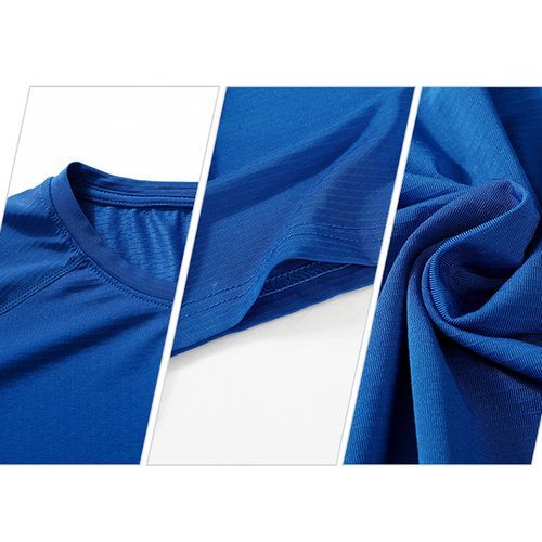 Breathable Stretchy  Outdoor Sports Run Gym O-neck Short Sleeve Men Jersey T Shirt