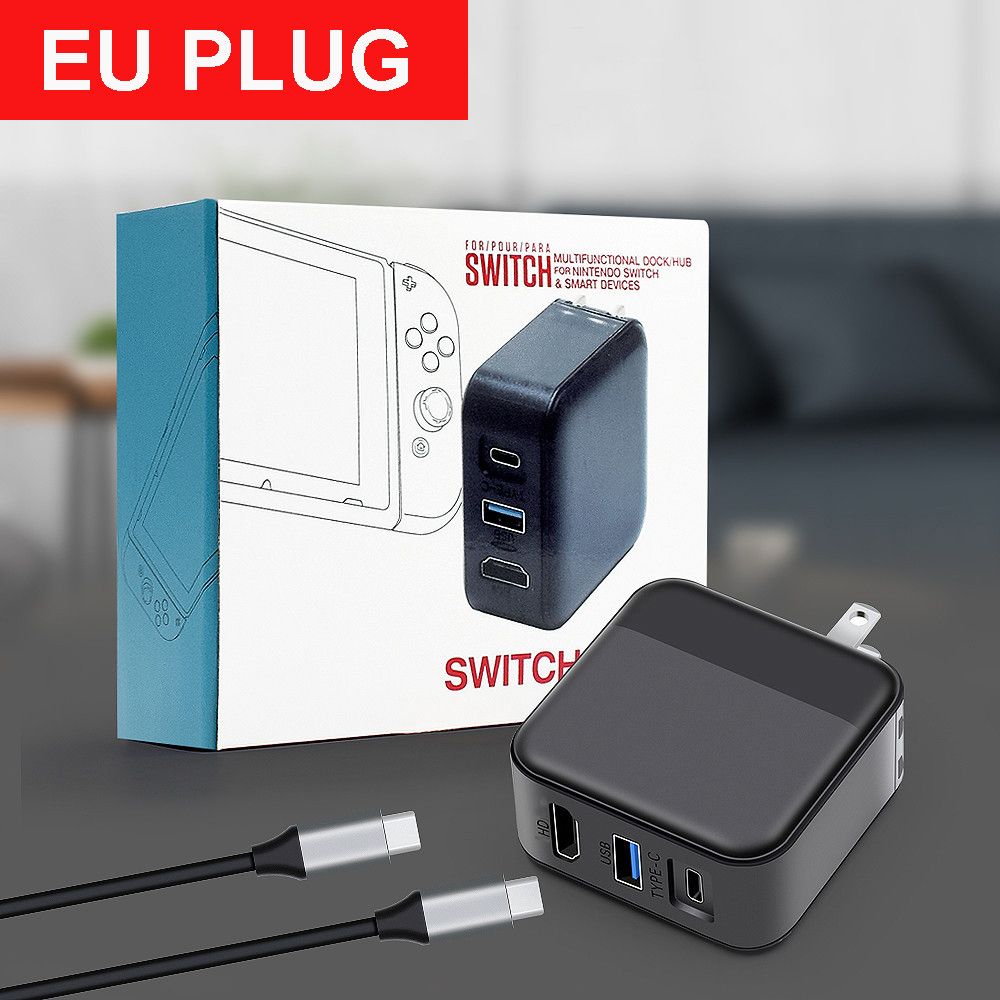 EU Plug TV Dock Stand For Nintendo Switch Nitendo Swich Game