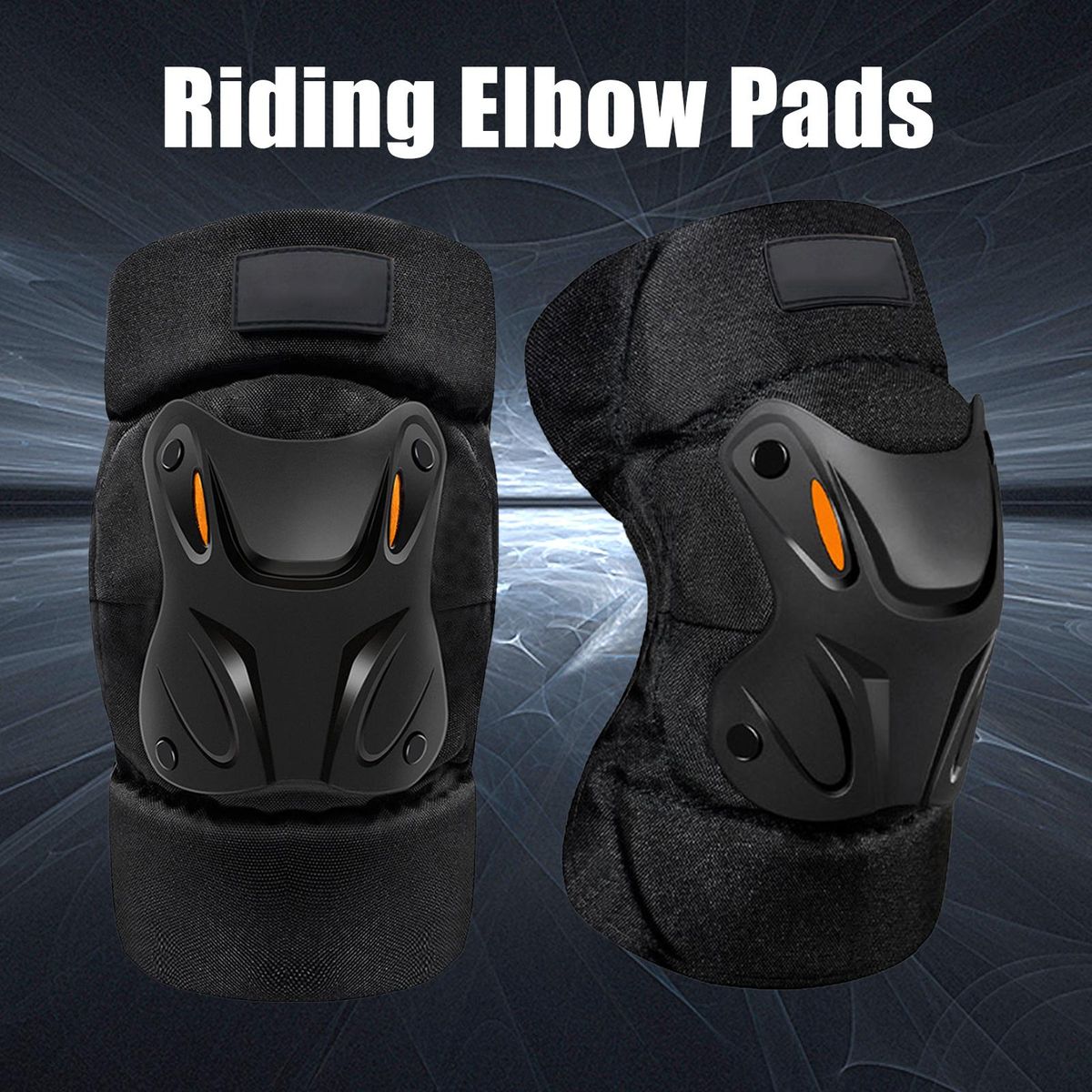 2 Pcs Motorcycle Riding Elbow Pads Adjustable Motorcycle Warm Elbow Pads Knee Pads Fall Protection Device with Reflective at Night