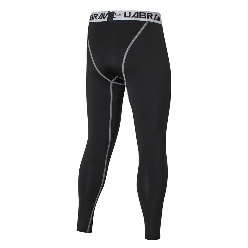 Sports Fitness Pants Men's Compression Elastic Running Basketball Training Bottoming Quick-drying Sports Tights