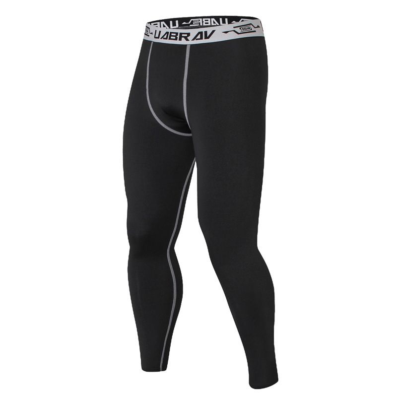 Sports Fitness Pants Men's Compression Elastic Running Basketball Training Bottoming Quick-drying Sports Tights