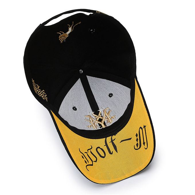 Embroidered Letters Baseball Cap Visor Sports Cap Men's Fashion Cap