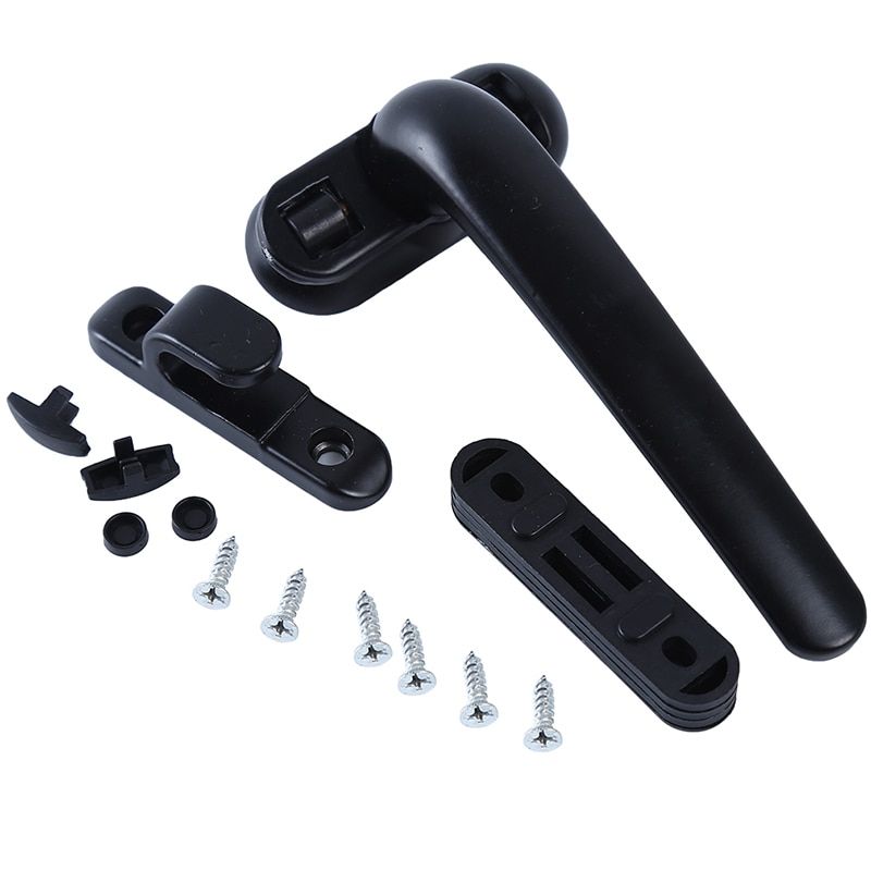 Universal Window Handle Door Handle Casement Wheel Black Hardware Furniture