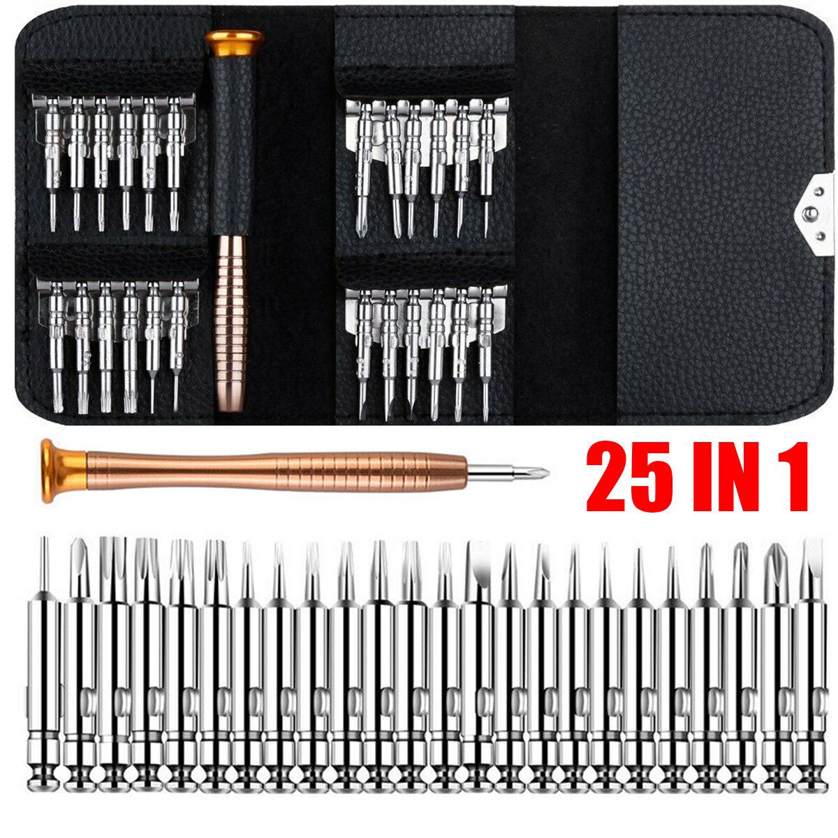 25 In 1 Electric Precision Screwdriver Set Computer Laptop Phone Repair Kit Tool