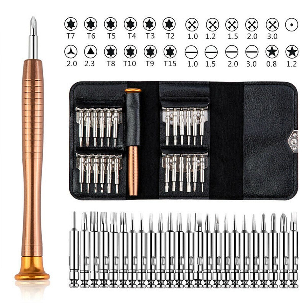 25 In 1 Electric Precision Screwdriver Set Computer Laptop Phone Repair Kit Tool