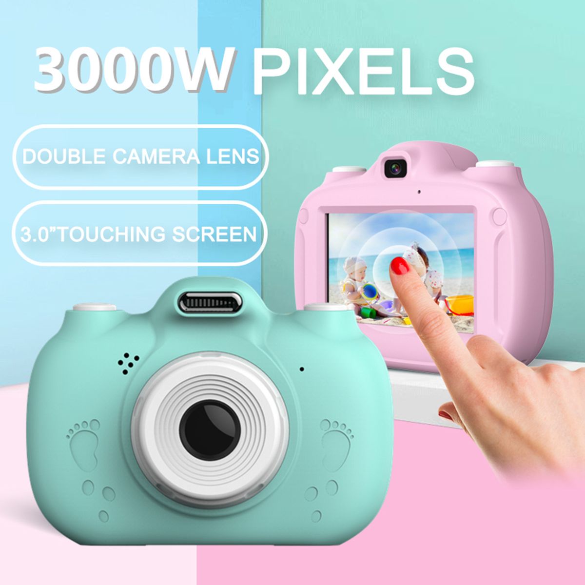 A5 3MP Kids Camera 3 Inch HD Touch Screen Digital Camera