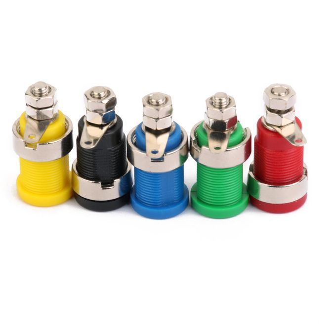 5pcs 4mm Binding Post Speaker Terminal Banana Plug   Socket Connectors