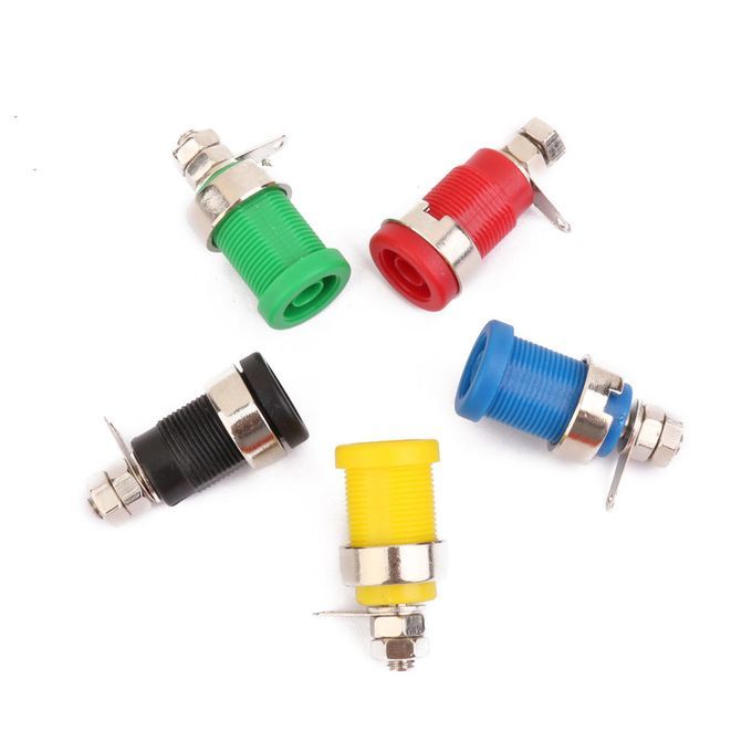 5pcs 4mm Binding Post Speaker Terminal Banana Plug   Socket Connectors