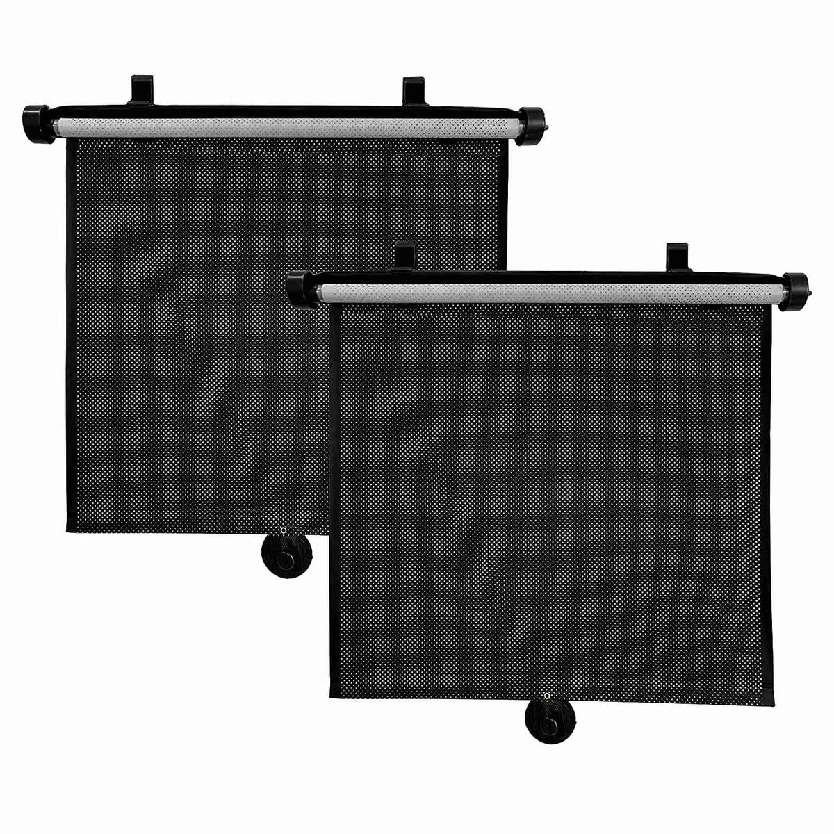 2Pcs 40X45CM Sun Protection Retractable Car Sun Shade Side