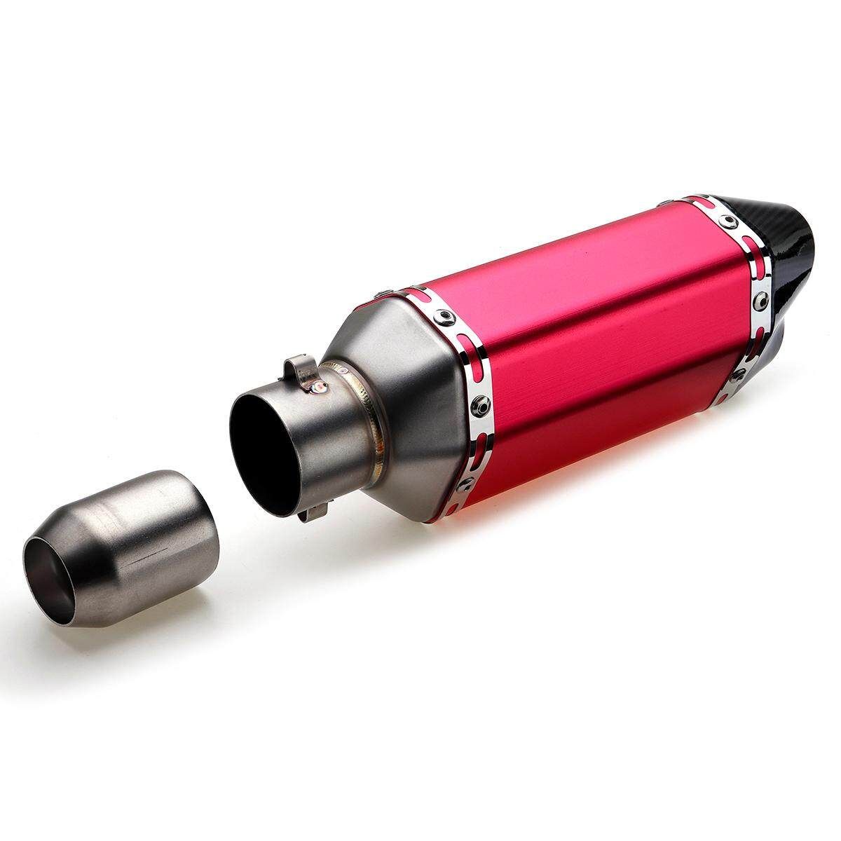 310MM Universal Motorcycle ATV Exhaust Muffler Pipe + DB Killer Slip 38-51mm