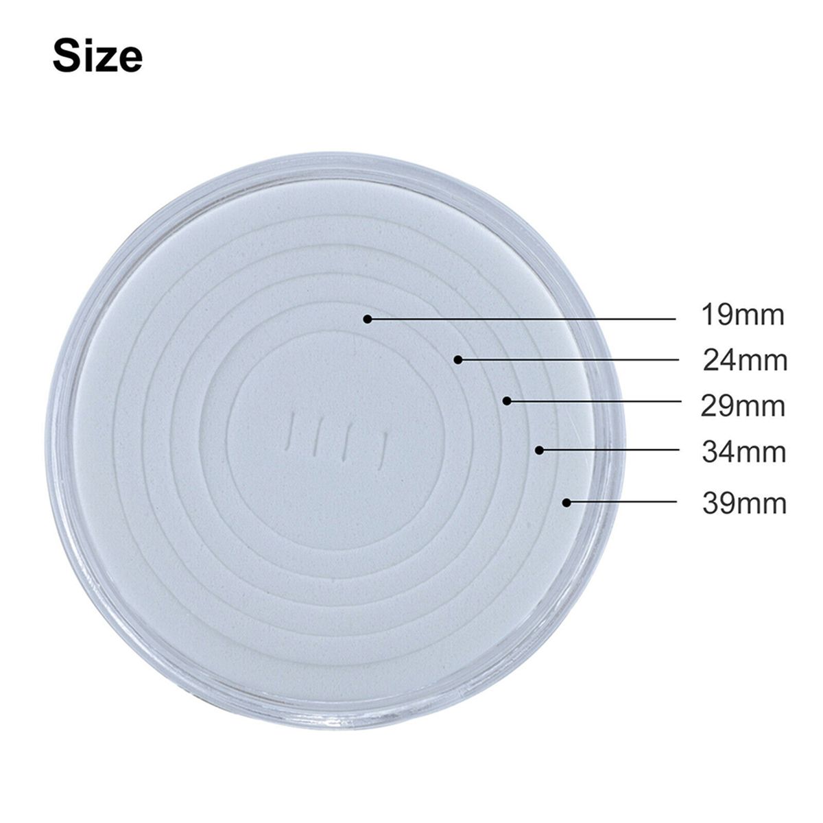 20 Sets 46mm Coin Holder Capsule Protector Collection-Clear