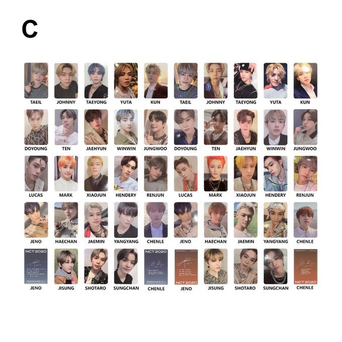 23Pcs Photo Card NCT Member Figure Design Self-Made Paper-