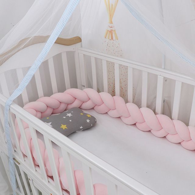 3m/2m/1m Newborn Baby Bed Bumper Protector Tour De Lit Bebe