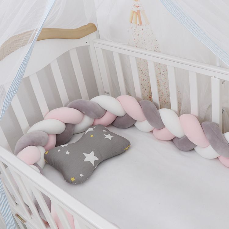3m/2m/1m Newborn Baby Bed Bumper Protector Tour De Lit Bebe