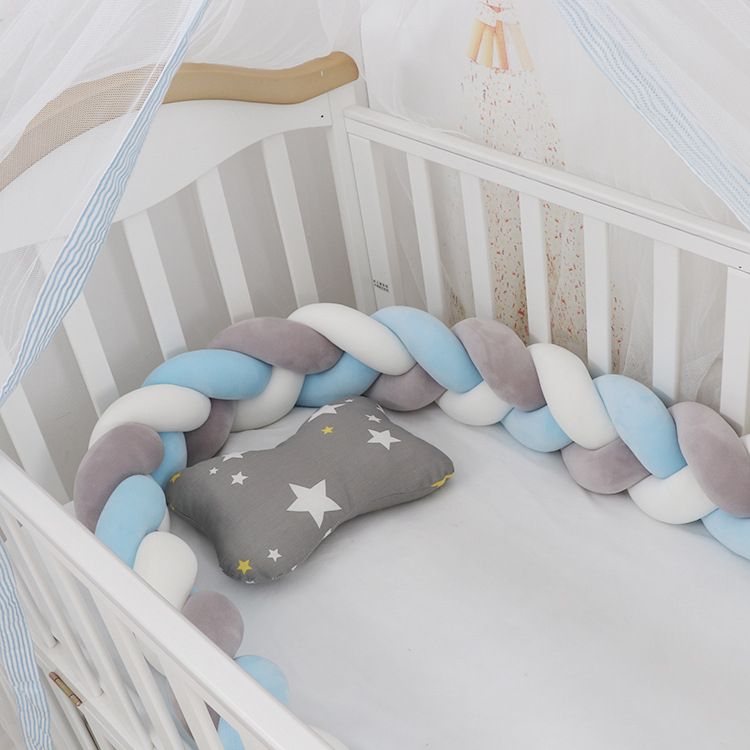 3m/2m/1m Newborn Baby Bed Bumper Protector Tour De Lit Bebe