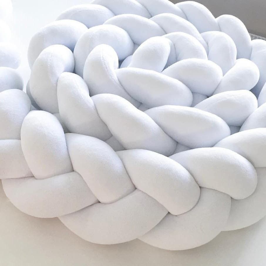 3m/2m/1m Newborn Baby Bed Bumper Protector Tour De Lit Bebe