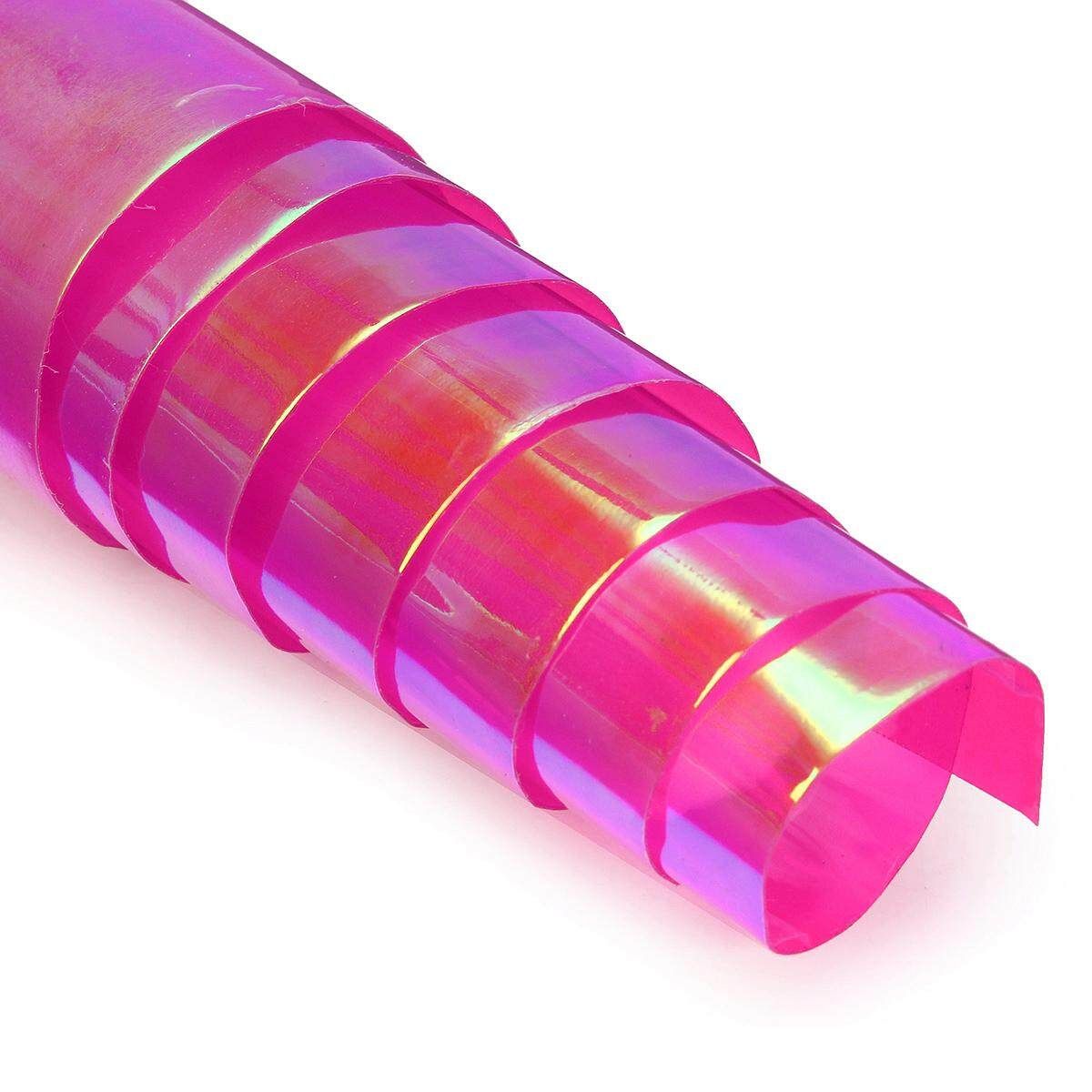 2pcs 12''x84'' Chameleon Pink Headlight Taillight Car Fog Light Vinyl Film Protector