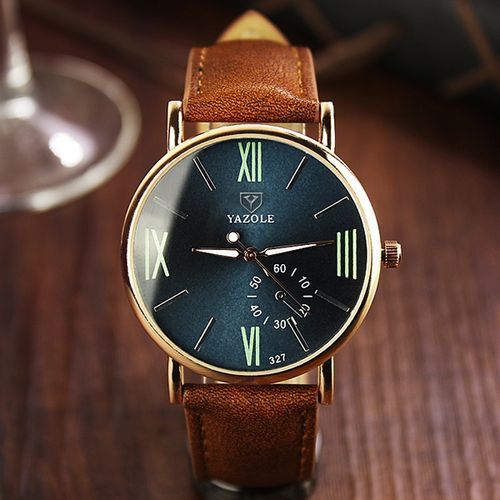 Top Luxury Brand Watch Fashion Women Quartz Watches Leather Wristwatch Gift For Female YZL327X-Brown