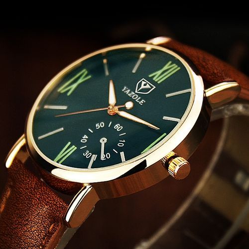 Top Luxury Brand Watch Fashion Women Quartz Watches Leather Wristwatch Gift For Female YZL327X-Brown