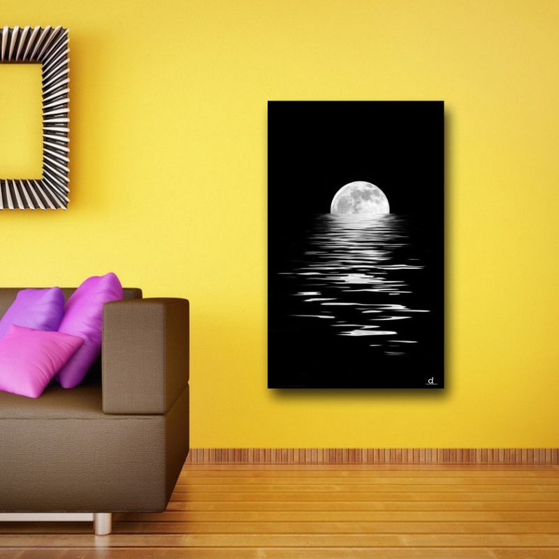 Sunset By The Sea Wall Art Frame Canvas