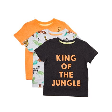 Boys Jungle T Shirts- Pack Of 3